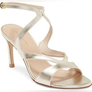 Stuart Weitzman Mariposa Ankle Strap Sandal, US 10, NWOT